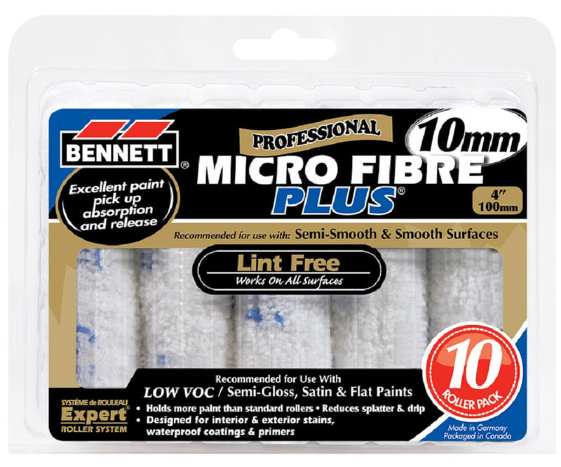 Bennett 10 Pack 4" Micro Fiber Rollers